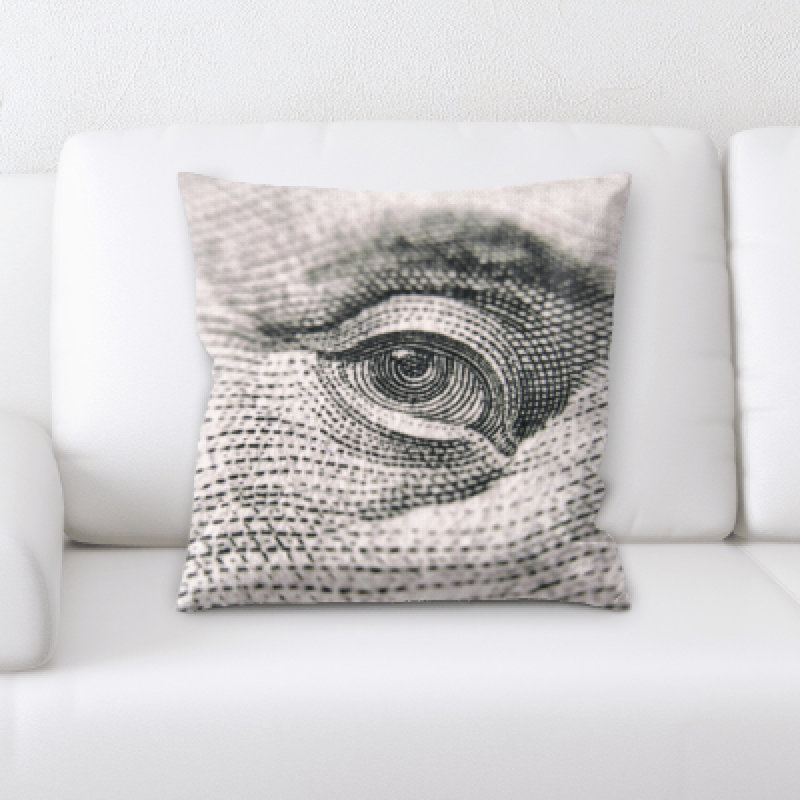 Microsuede Reversible Throw Pillow