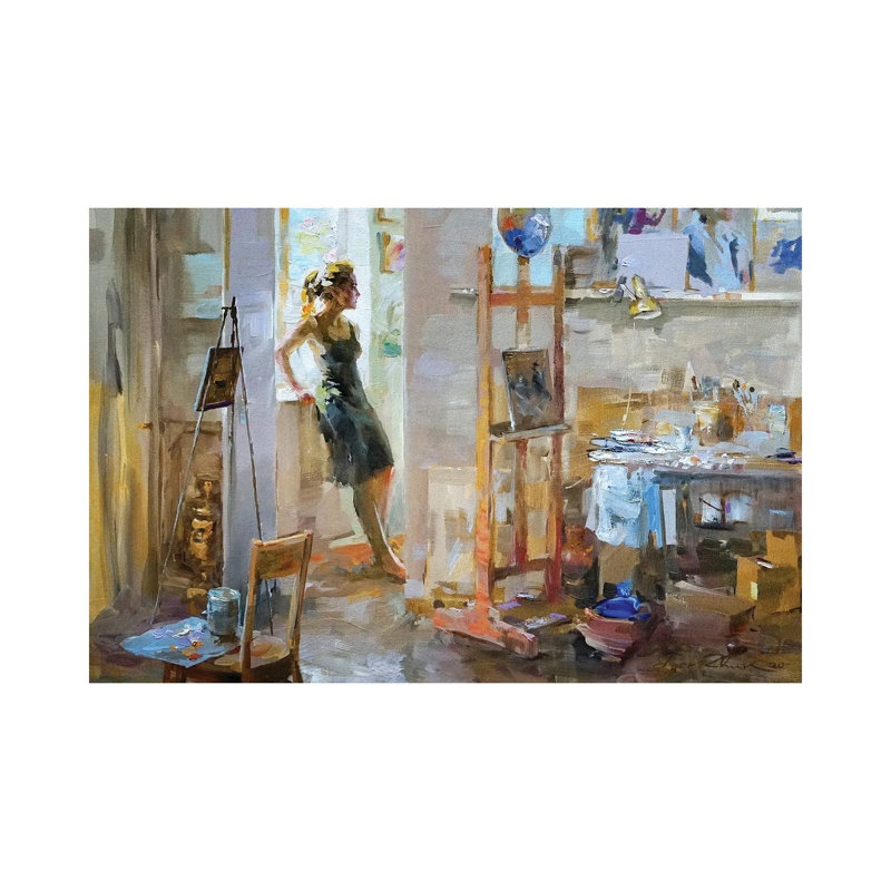 Art Mess by Igor Zhuk - Wrapped Canvas Painting