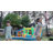Qaba Inflatable Water Slide with Large Splash Pool, 8 in 1 Bouncy House Water Park with High Power Blower, Ball Pit, Water Cannon, Climbing Wall, Toss Ring, Basketball Hoop