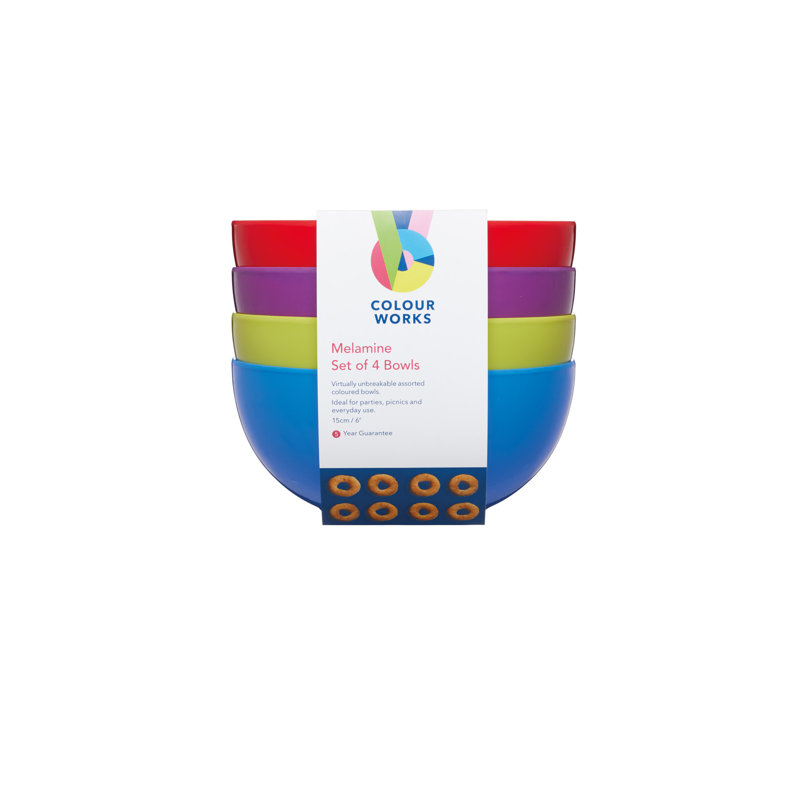 Colourworks Melamine Bowl Set