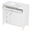 Meuble-lavabo avec lavabo, 3 tiroirs et tablette réglable-1478522556