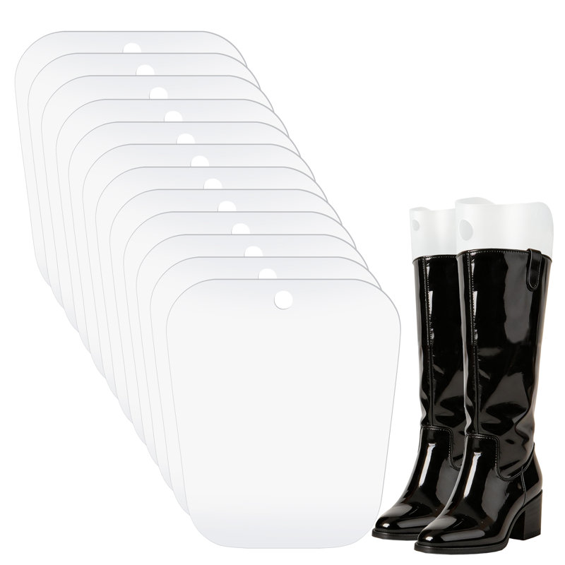  6 paires (12 feuilles), 14"H x 11"W x 0.5"D, Blanc