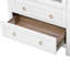 Grand garde-manger de 71 pouces avec une conception arquée, des tablettes réglables et 2 grands tiroirs pour le rangement organisé dans les espaces de vie de la cuisine.