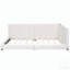Lit de jour rembourré Vesna, lit plateforme tapissier avec ports USB, lin et bois-186967128-187095034