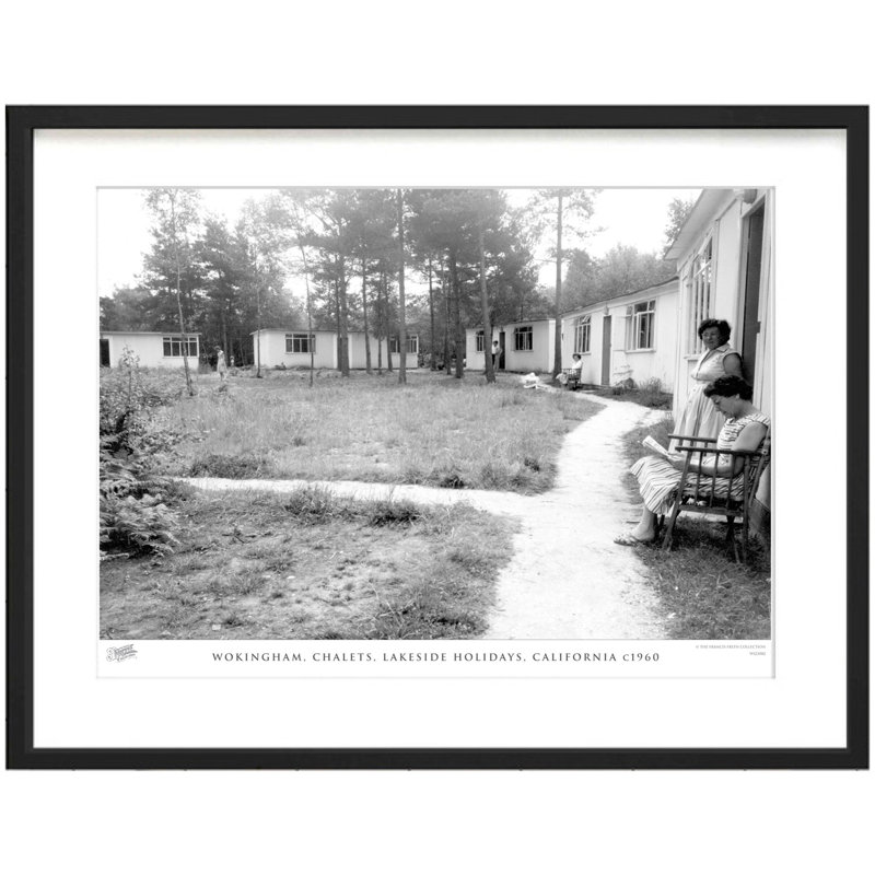 Wokingham, Chalets, Lakeside Holidays, California C1960 by Francis Frith - Single Picture Frame Print