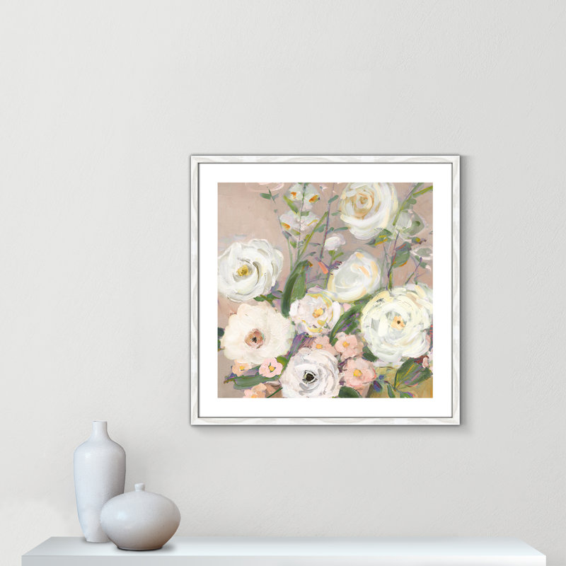 «Naïve Garden II» par Sally Swatland - reproduction d'art, H 28,75 po x l 28,75 po x P 0,75 po