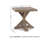 Pedestal End Table
