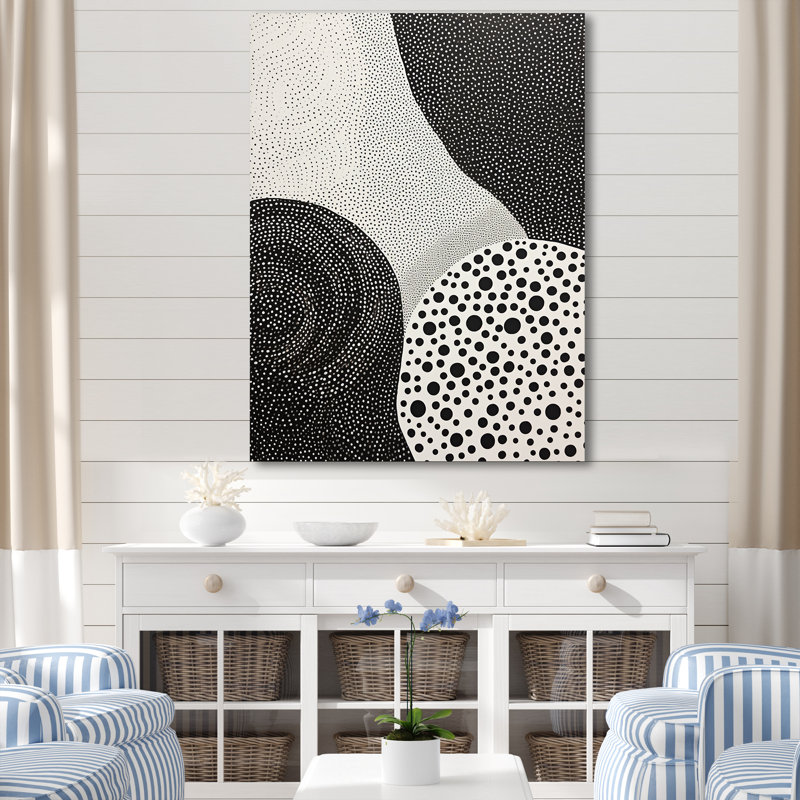 Gris abstrait coraux I - impressions sur toile abstraites, Toile tendue, H 20 po x l 12 po x P 1 po