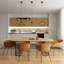 Tsuno 1 - Light Black Drum Pendant