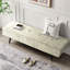 Banc rembourré 39,4 po Velours côtelé-1170711485