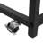 Display Stand Tile Display Rack Standing Slotted Flooring Display Shelf For Building Material Samples With Wheels