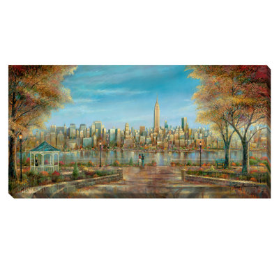 « new york view » par ruanes, reproduction d’art sur toile tendue