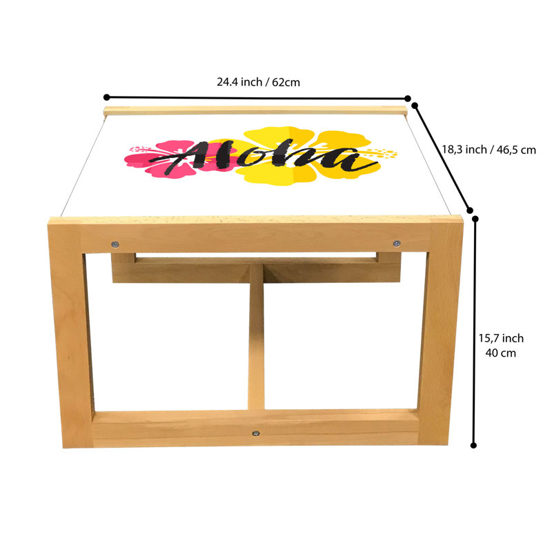 Irtautas Sled Coffee Table, 62cm H x 46cm W x 40cm D