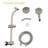 Multi Function Dual Shower Head - Shower System With 4.7" Rain Showerhead, 8-Function Hand Shower, Adjustable Slide Bar-114230533