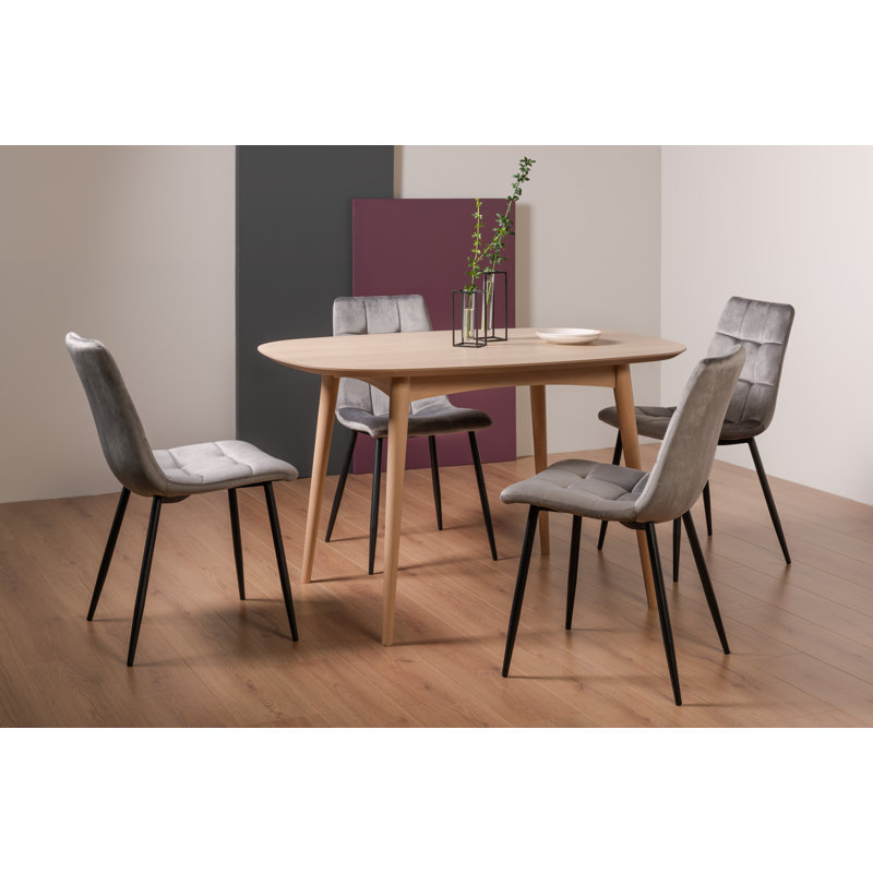 Myres 4 - Person Dining Set, Grey