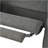 Dark Grey Linen Push Back Chair For Elegant Home Décor-1165183694