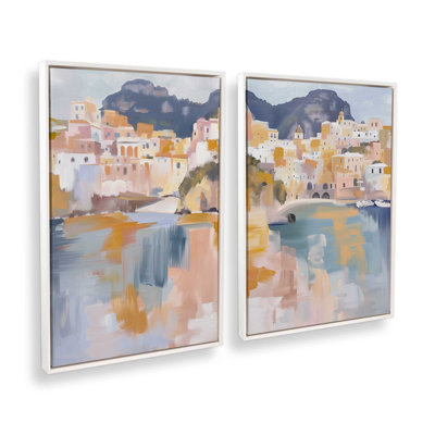 Golden Shores of Amalfi, ensemble de 2 impressions
