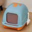 Bay Fully Enclosed Large Cat Litter Box-232636081