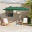 Garden Parasol Polyester and Aluminium Outdoor Shade UV Sun Protection-1543355938