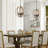 Huitt 4 - Light Candle Style Modern Farmhouse Dining Room Chandelier