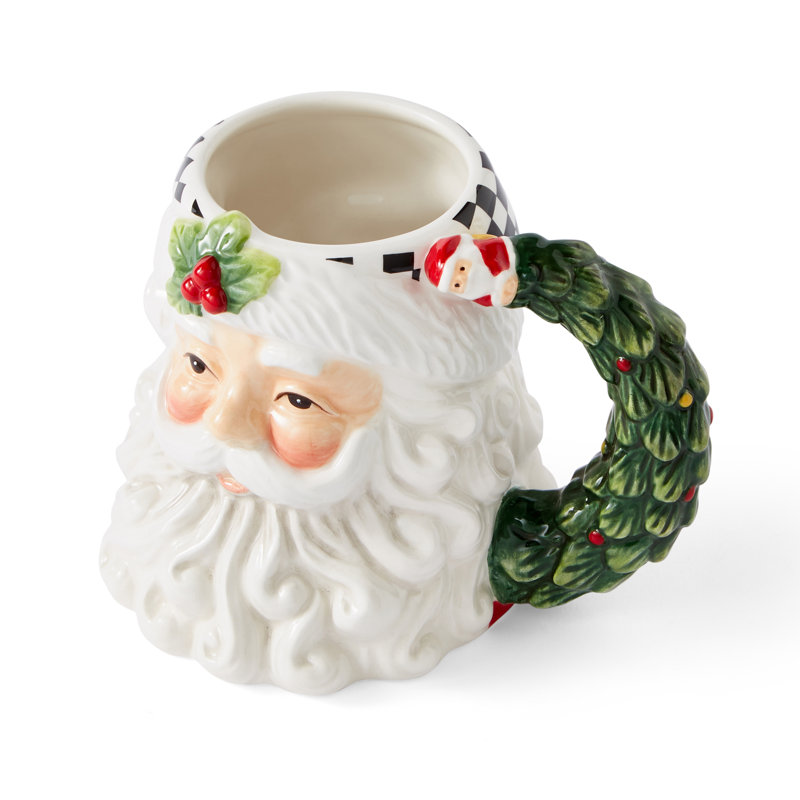 Christmas Tree SANTA TOBY MUG