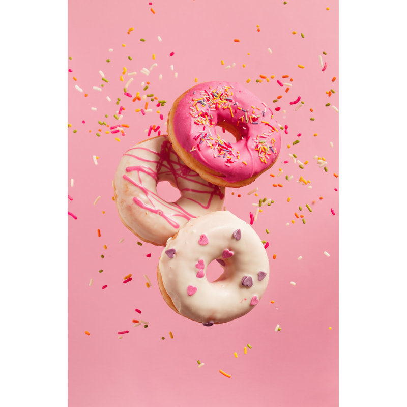 Decorated Doughnuts by Gojak - Wrapped Canvas Print, 122cm H x 81cm W