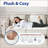 Modular Sectional Sofa: 157.5-Inch Luxury Cloud Sofa With Ottoman, 70% Down-Filled Sofa Cushions, Removable & Washable, Soft Linen Sofa, Extra-Large Living Room Sofa-1613394104