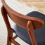 Brynia Wood & Rattan Upholstered Dining Chairs-106460918