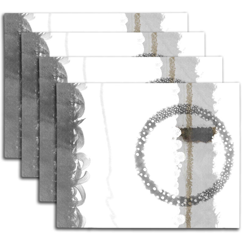 Napperon abstrait en polyester