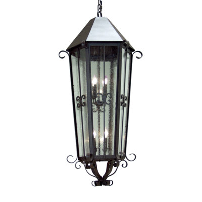 Lanterne suspendue d'extérieur 8 lumières Adeoye