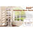 6 Shoe Rack Tower For Balcony - Rotating Organizer, 24 Pairs, White Modern Organizer Tower,