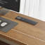 Bureau rectangulaire brun en bois massif-553442862
