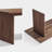 Solid wood dining table and chair set