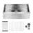 33"X21"X10"Farmhouse Apron Single Bowl Stainless Steel Kitchen Sink-121404925