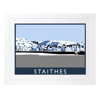 'Staithes in Snow' 1 Piece Wall Art