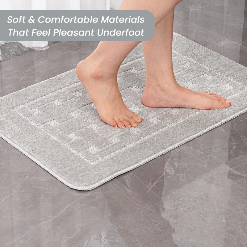 Manufactured Wood Non-Slip Bath Mat