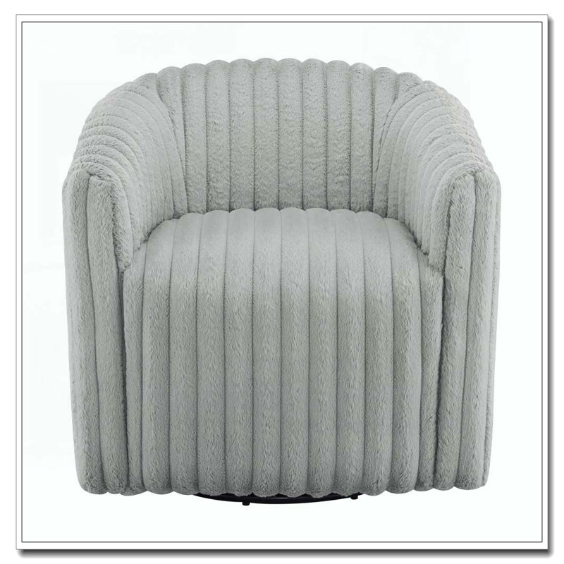 Fauteuil demi-tonneau pivotant Plush
