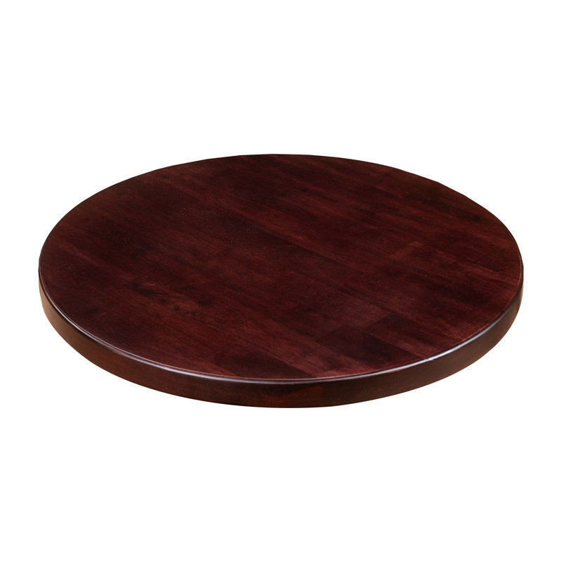 Plateau de table rond Rosy, H 1,5 po x L 30 po x l 30 po, Cherry