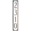 Lily 5-Line Lawn Address Sign-955375517