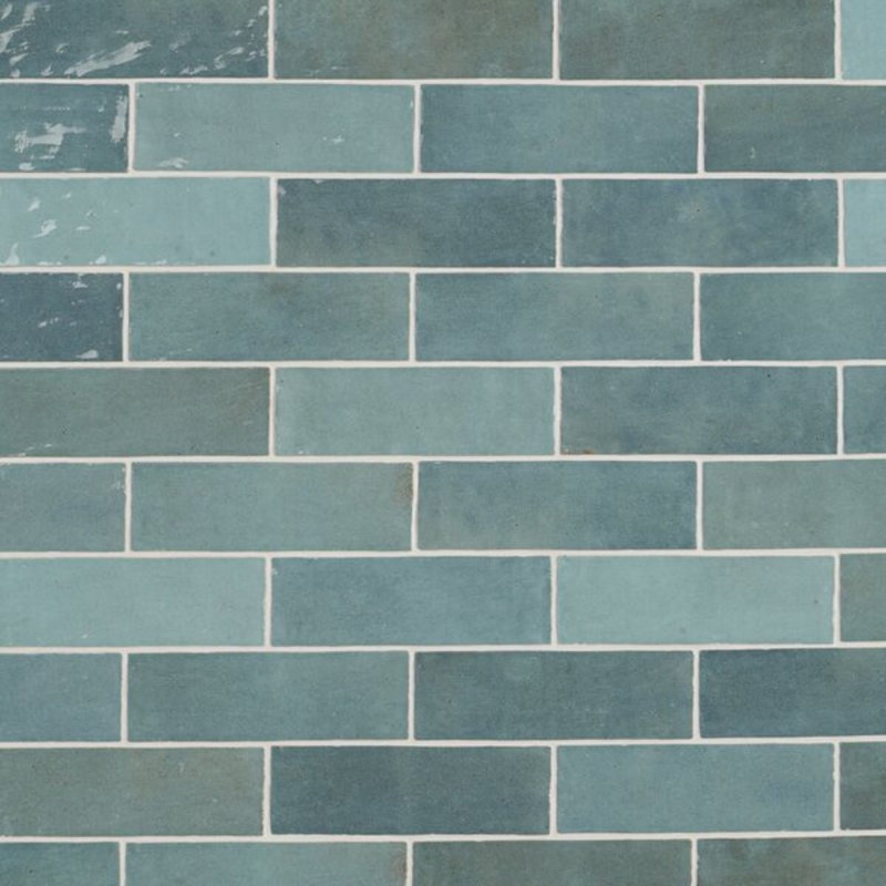 Portmore 3x8 Glazed Ceramic Tile, Turquoise