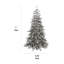 Sapin de Noël artificiel vert / blanc 7 pi avec 650 lumières claires