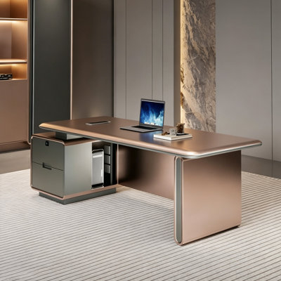 70.87"Simple and modern rectangular executive desk