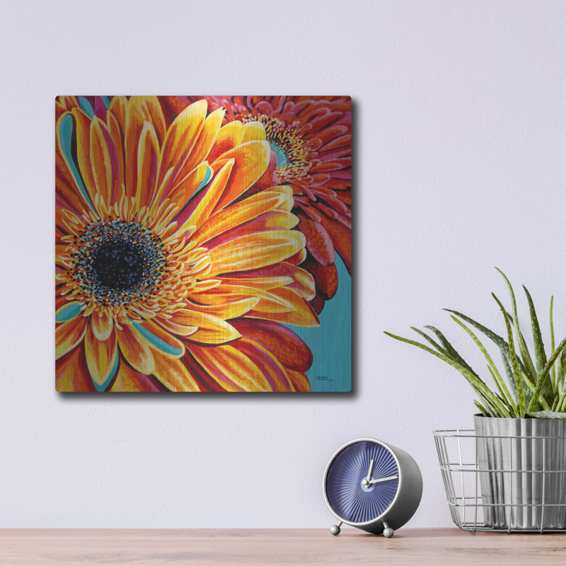 «Color Bursts II» par Carolee Vitaletti, H 12 po x l 12 po 