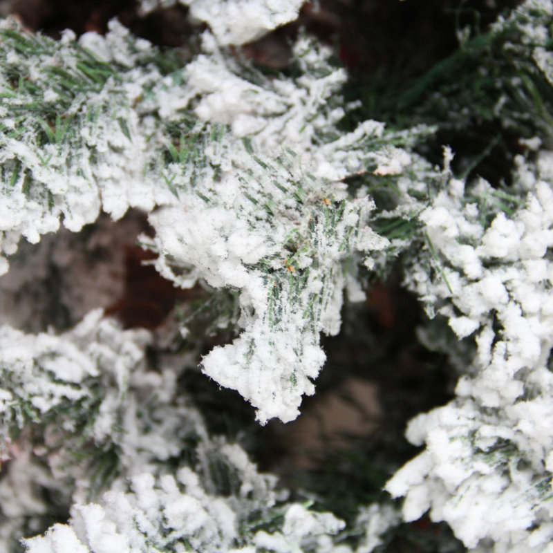 9' Green/White Pine Artificial Christmas Tree, 7.5' H