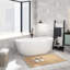 Baignoire de trempage autoportante en acrylique 67,32 po x 29,5 po