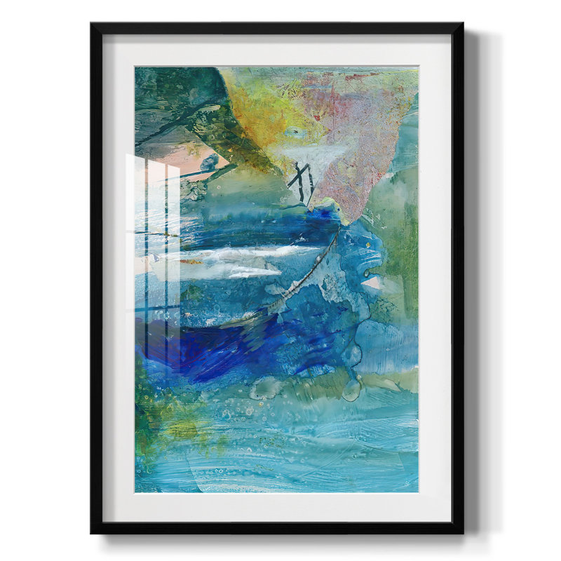 Printemps vents - impression encadrée, H 28,5 po x l 20,5 po, Noir