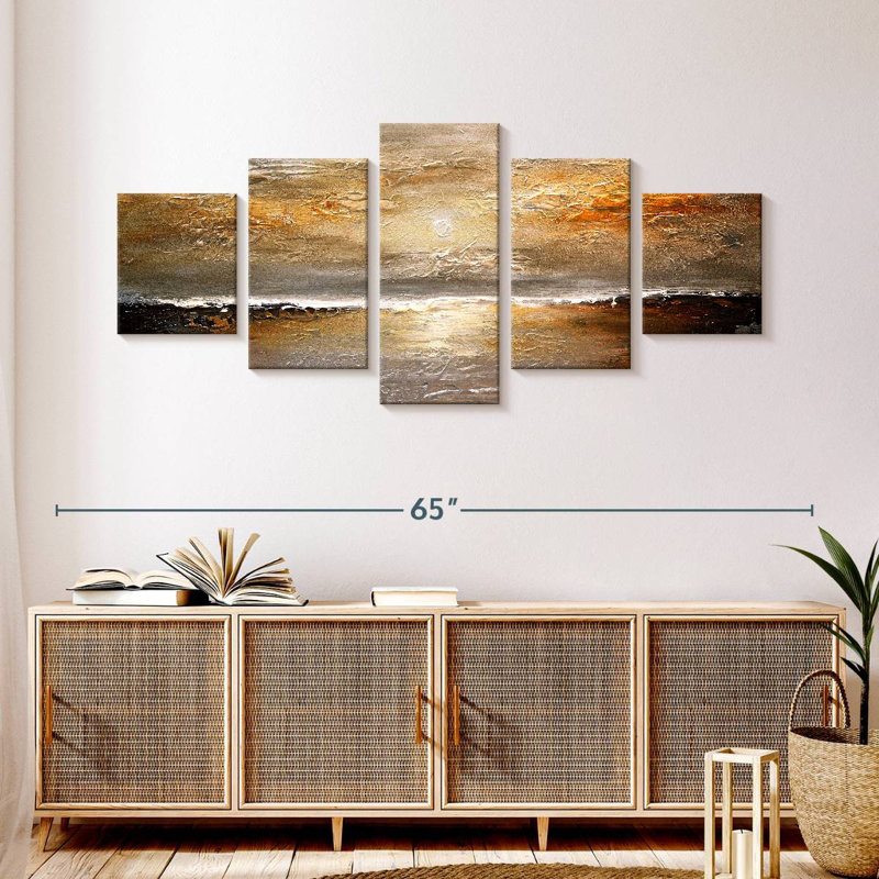 Rustic Sunset I, 24" H x 55" W