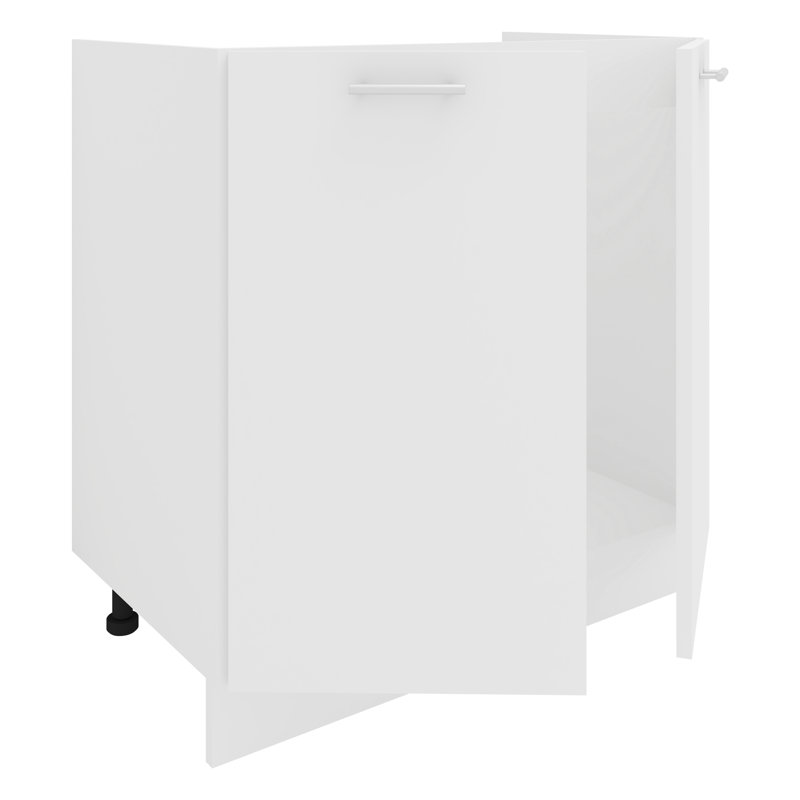 Sarette 82Cm H x 80Cm W x 46Cm D Manufactured Wood Standard Base Cabinet, White