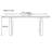 Full-tray bottom plate retro solid wood table-1932814498