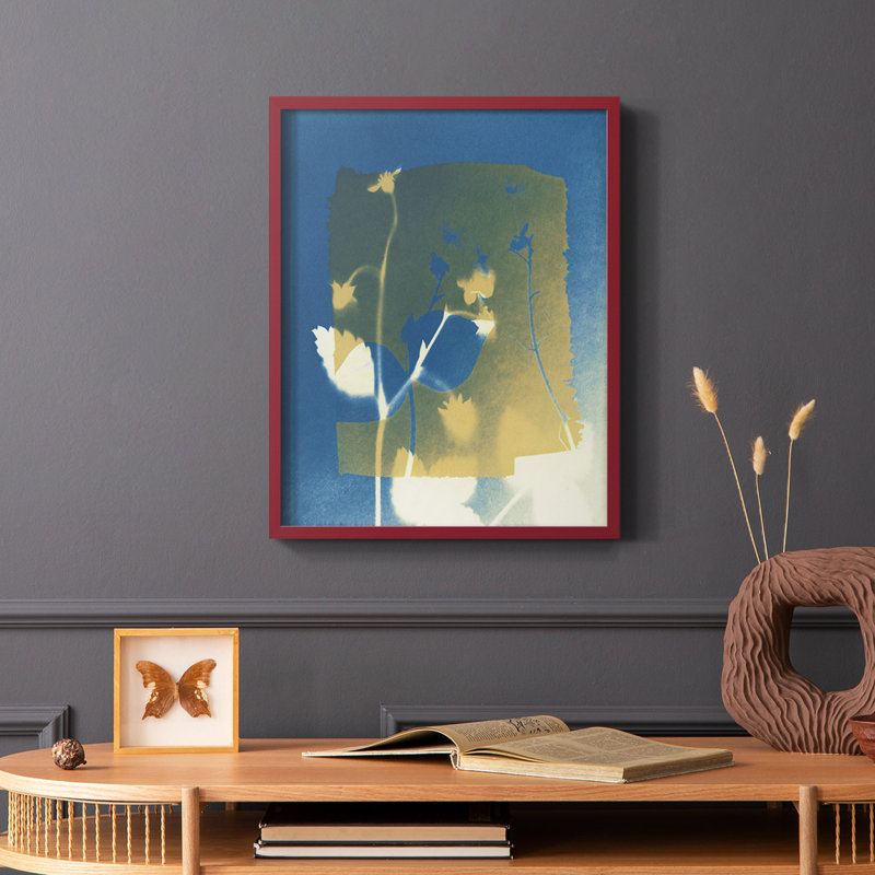 Impression encadrée «Perfectly imperfect III» - bois massif, Cadre simple noir, H 14 po x l 11 po